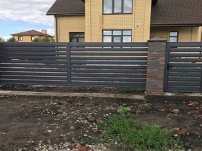 Забор жалюзи 72 метра фото в Черустях