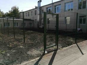 3D заборы для школы 15 метров фото в Черустях