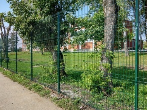 3D заборы для школы 90 метров фото в Черустях
